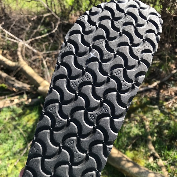 Birkenstock Black Leather Buckley Shearling Clog Size 7/7.5 - Picture 11 of 12